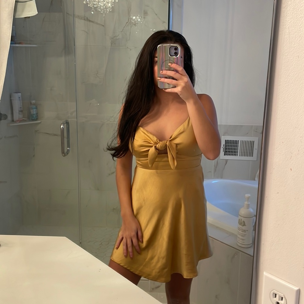 Golden dress